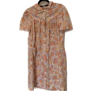 Vintage 60s floral babydoll dress